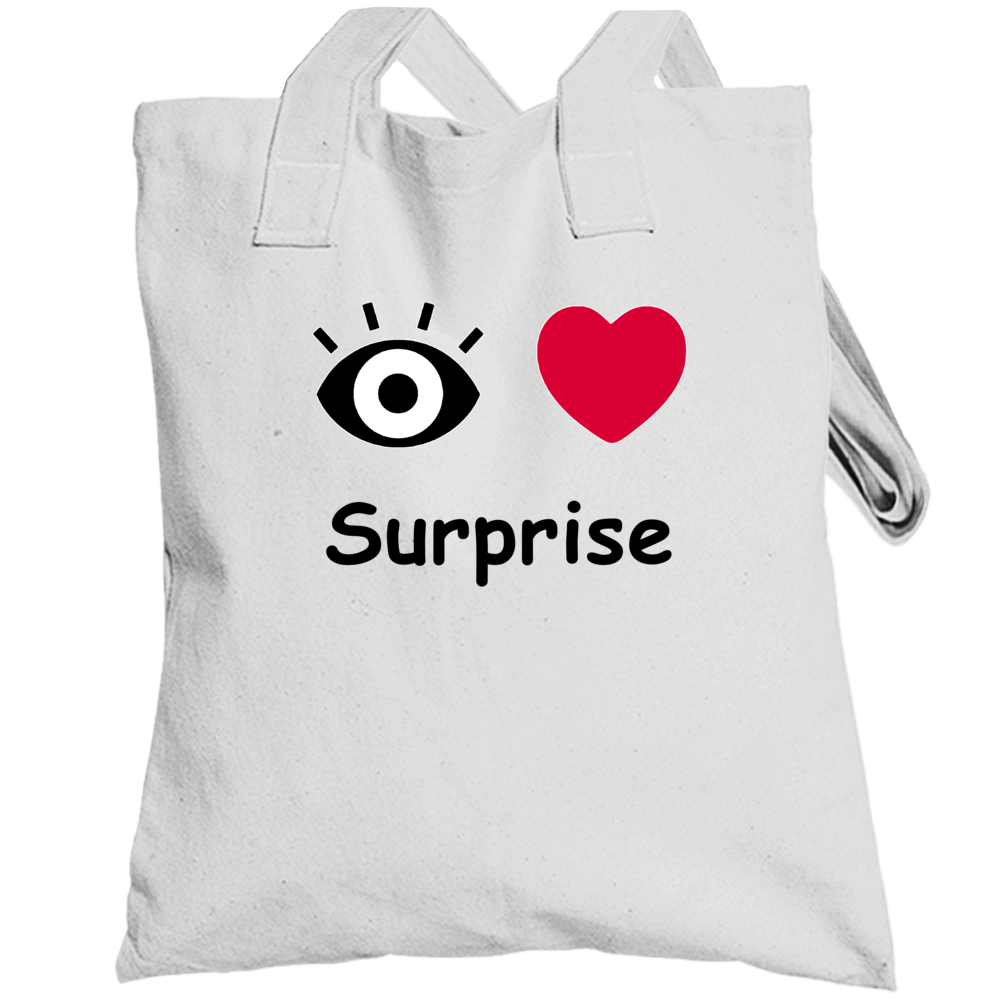 Surprise I Love Surprise Custom Totebag Surprise I Love Surprise Custom Totebag