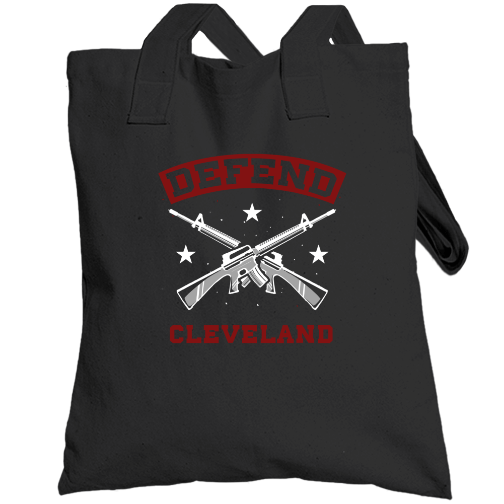 Defend Cleveland Strength Pride Totebag Defend Cleveland Strength Pride Totebag