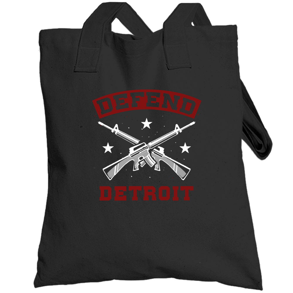 Defend Detroit Strength Pride Totebag Defend Detroit Strength Pride Totebag