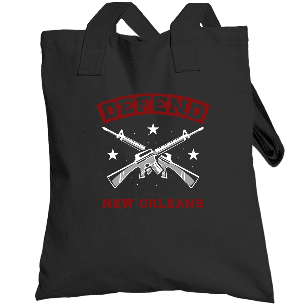 Defend New Orleans Strength Pride Totebag Defend New Orleans Strength Pride Totebag