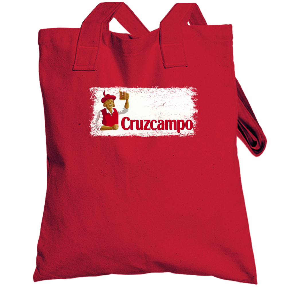 Cruzcampo Logo Popular Beer Lagar Alcohol Beverage Drink Fan Gift Tote