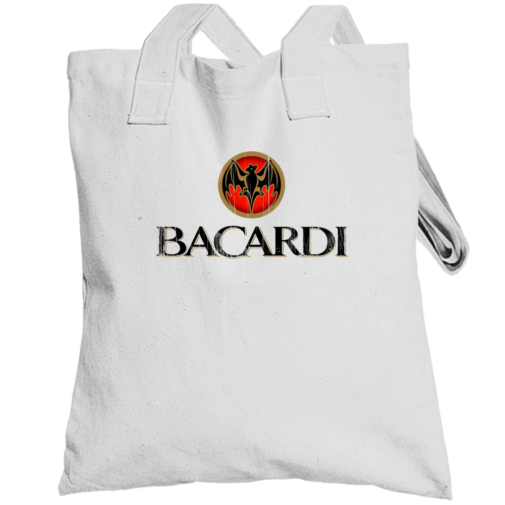 Bacardi Logo Popular Vodka Alcohol Beverage Drink Fan Gift Totebag