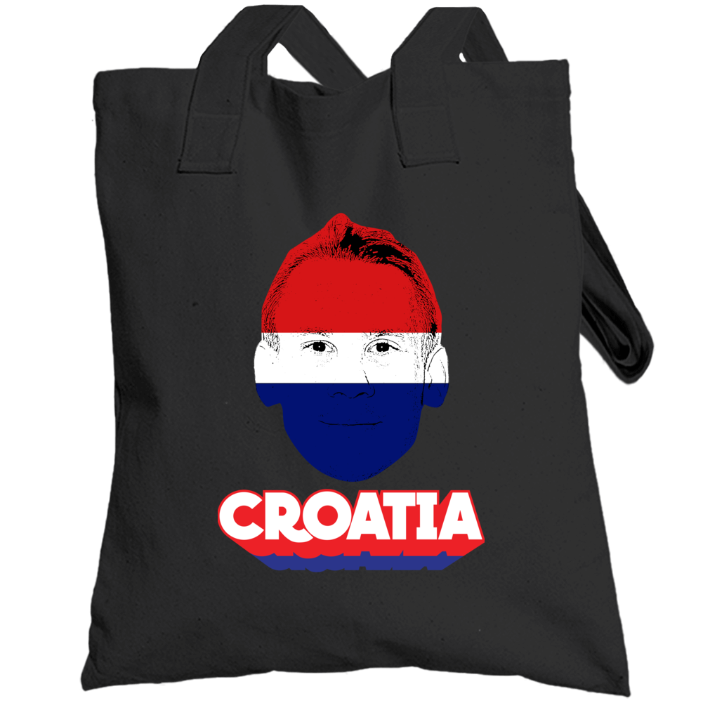 Domagoj Vida Croatia Flag Big Head Fifa World Cup Fan Totebag Domagoj Vida Croatia Flag Big Head Fifa World Cup Fan Totebag