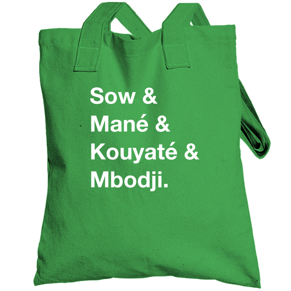 Senegal Sow Mane Kouyate Mbodji World Cup Players Fan Totebag Senegal Sow Mane Kouyate Mbodji World Cup Players Fan Totebag