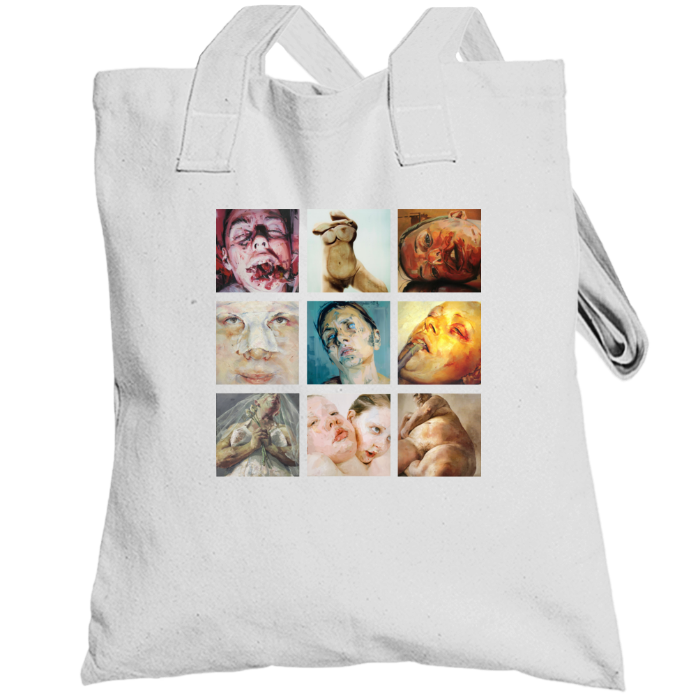 Jenny Saville Art Paintings Cute Trendy Artsy Totebag Jenny Saville Art Paintings Cute Trendy Artsy Totebag