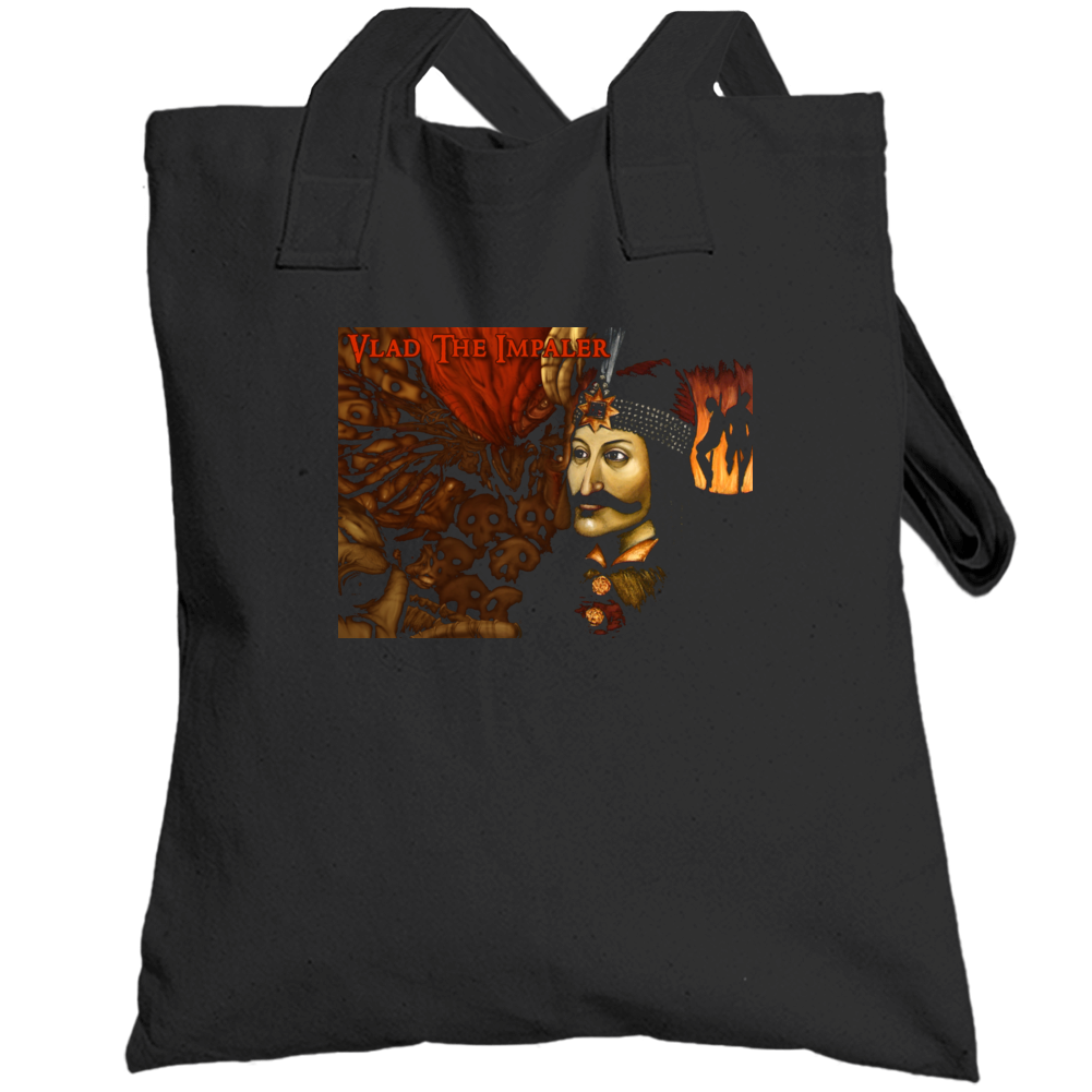 Vlad The Impaler Tepes Dracula Blood Totebag Vlad The Impaler Tepes Dracula Blood Totebag