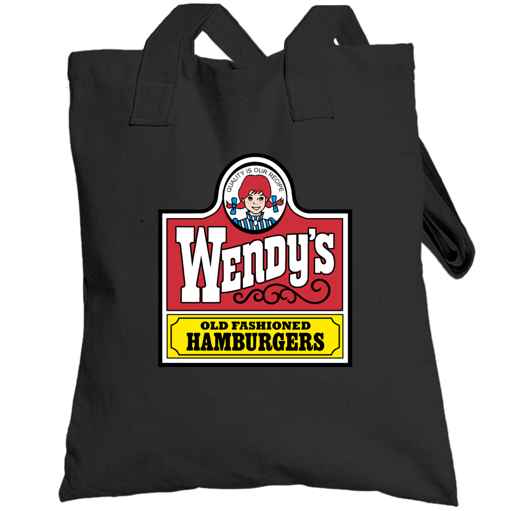 Wendys Hamburger Logo Retro Totebag