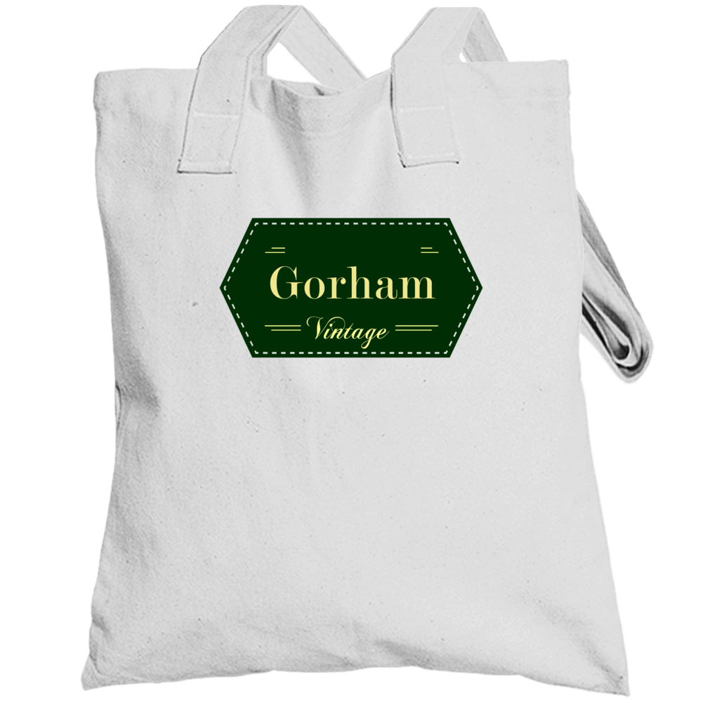 Gorham Vintage Label Name Totebag
