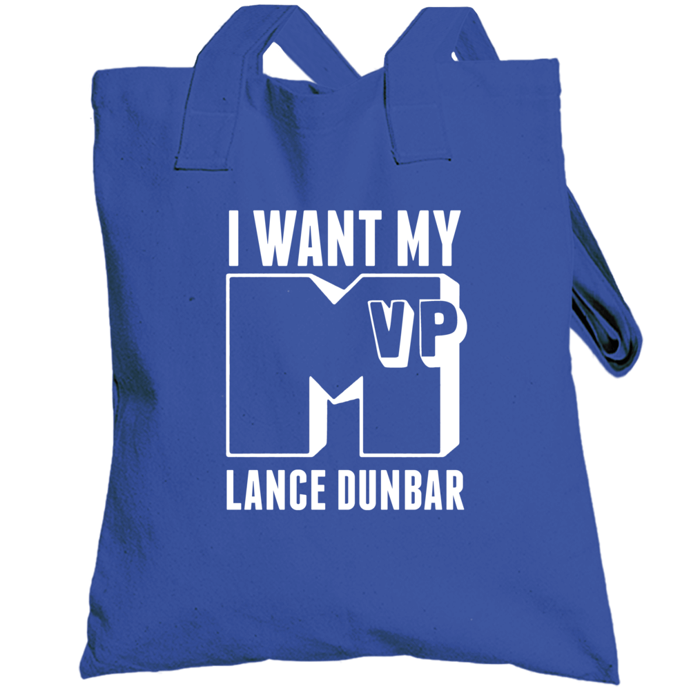 I Want My Mvp Lance Dunbar Dallas Pro Athlete Totebag I Want My Mvp Lance Dunbar Dallas Pro Athlete Totebag