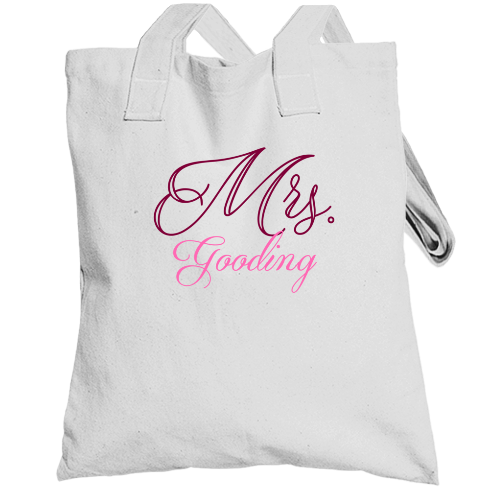 Mrs Gooding Last Name Funny Totebag