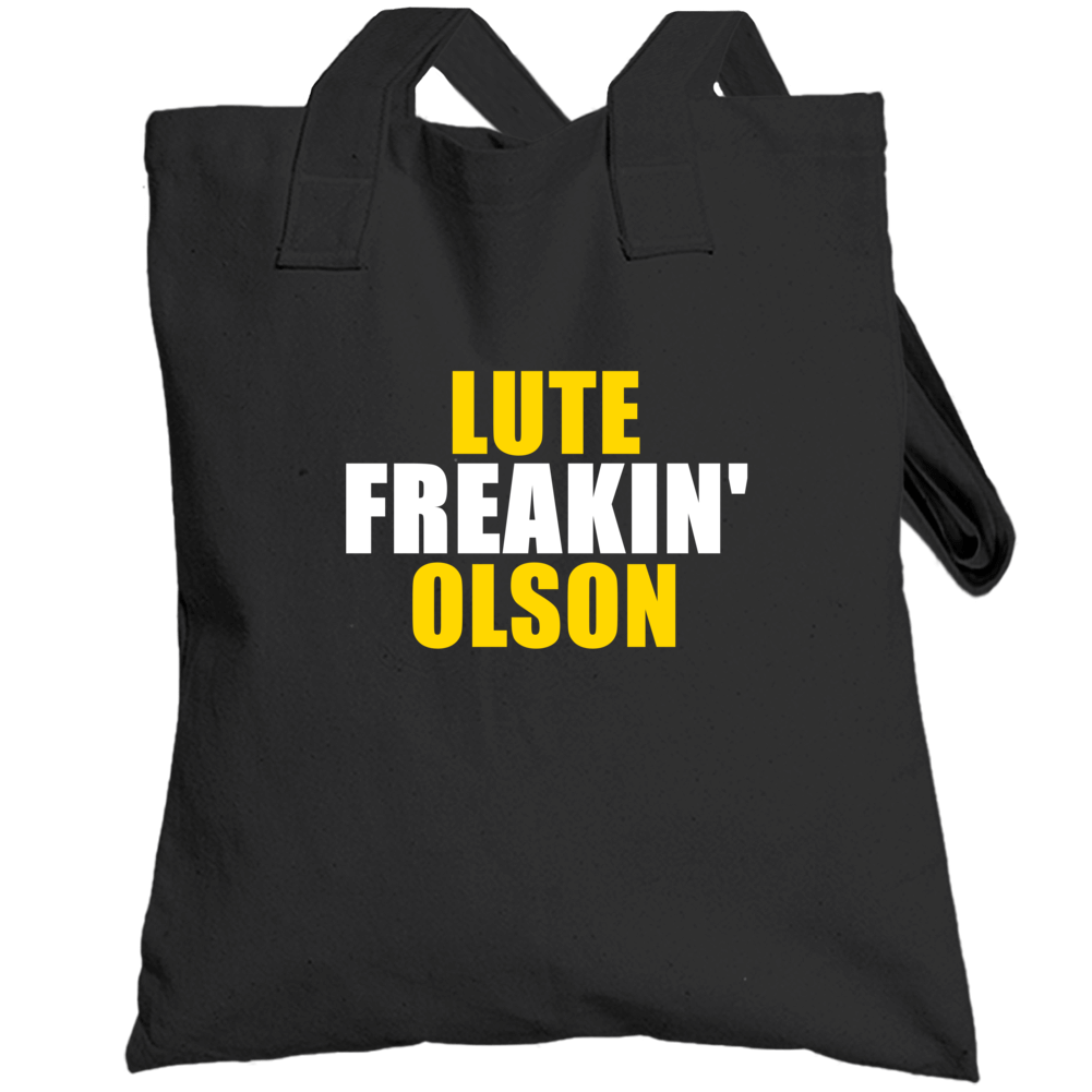 Lute Freakin Olson  Hall Of Fame Sports Totebag
