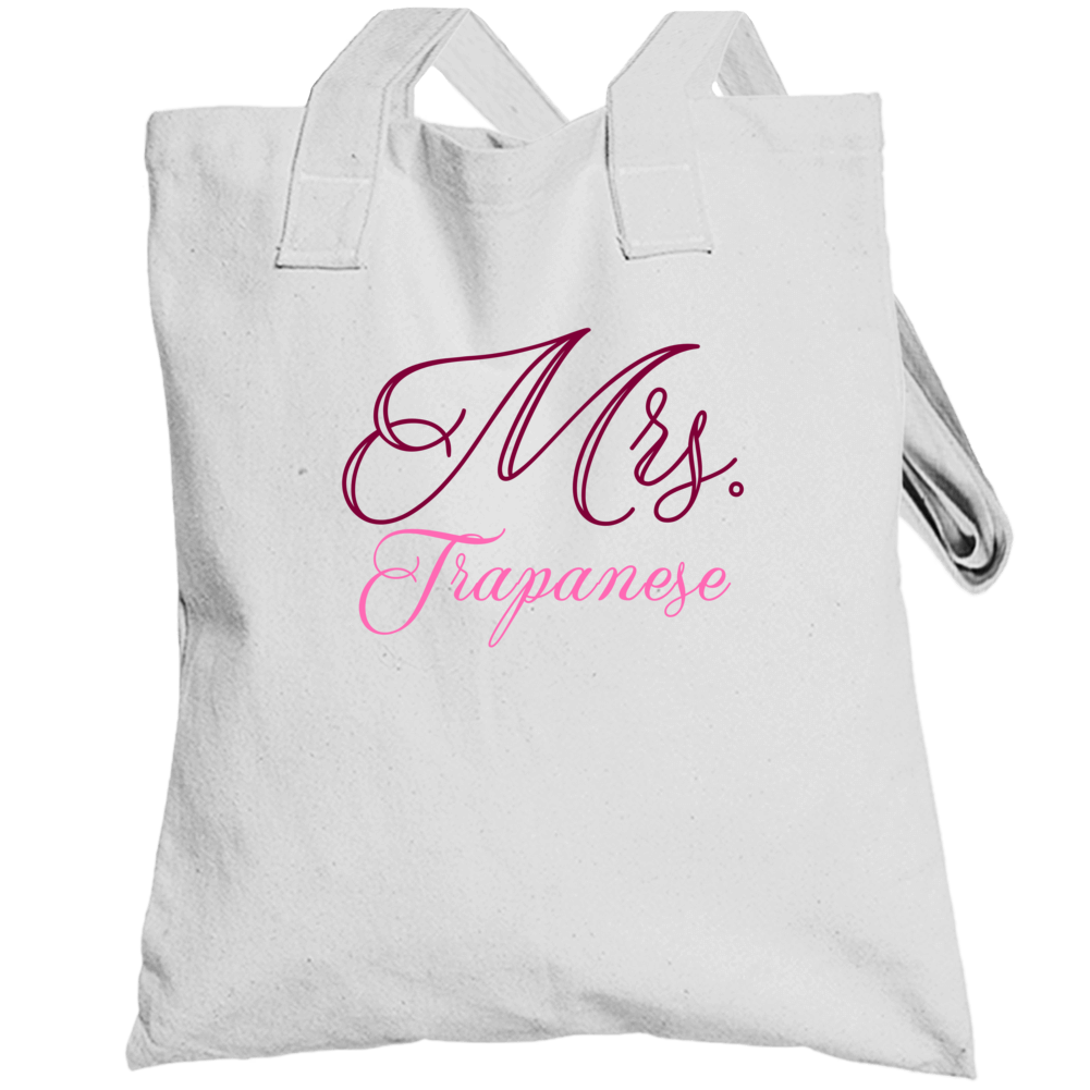 Mrs Trapanese Last Name Funny Totebag