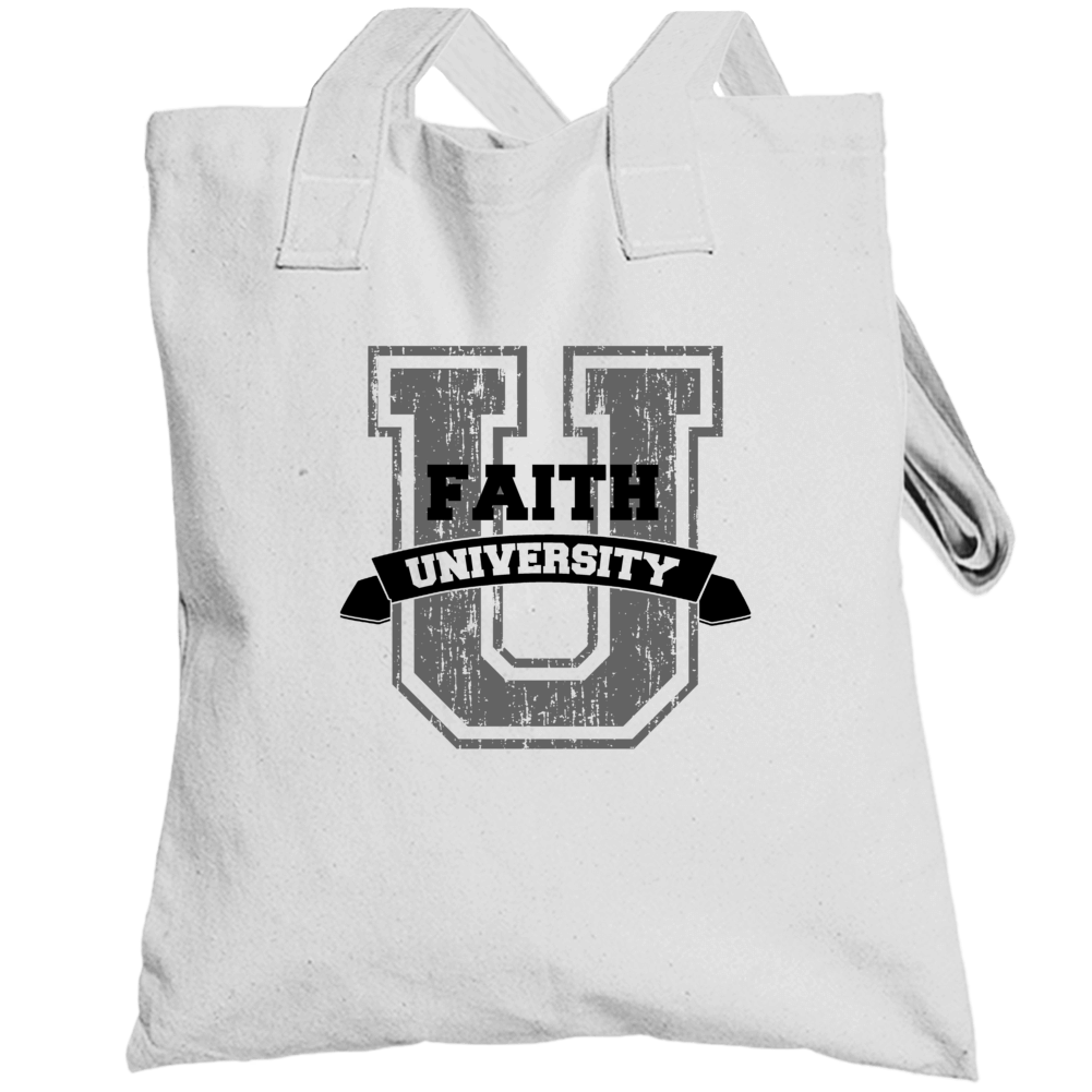 Faith University Funny Name Totebag Faith University Funny Name Totebag