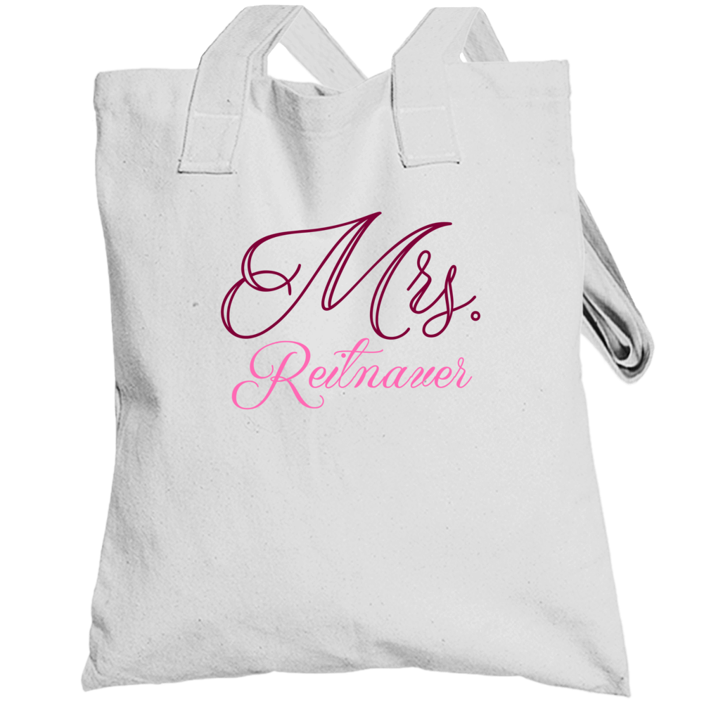 Mrs Reitnauer Last Name Funny Totebag Mrs Reitnauer Last Name Funny Totebag