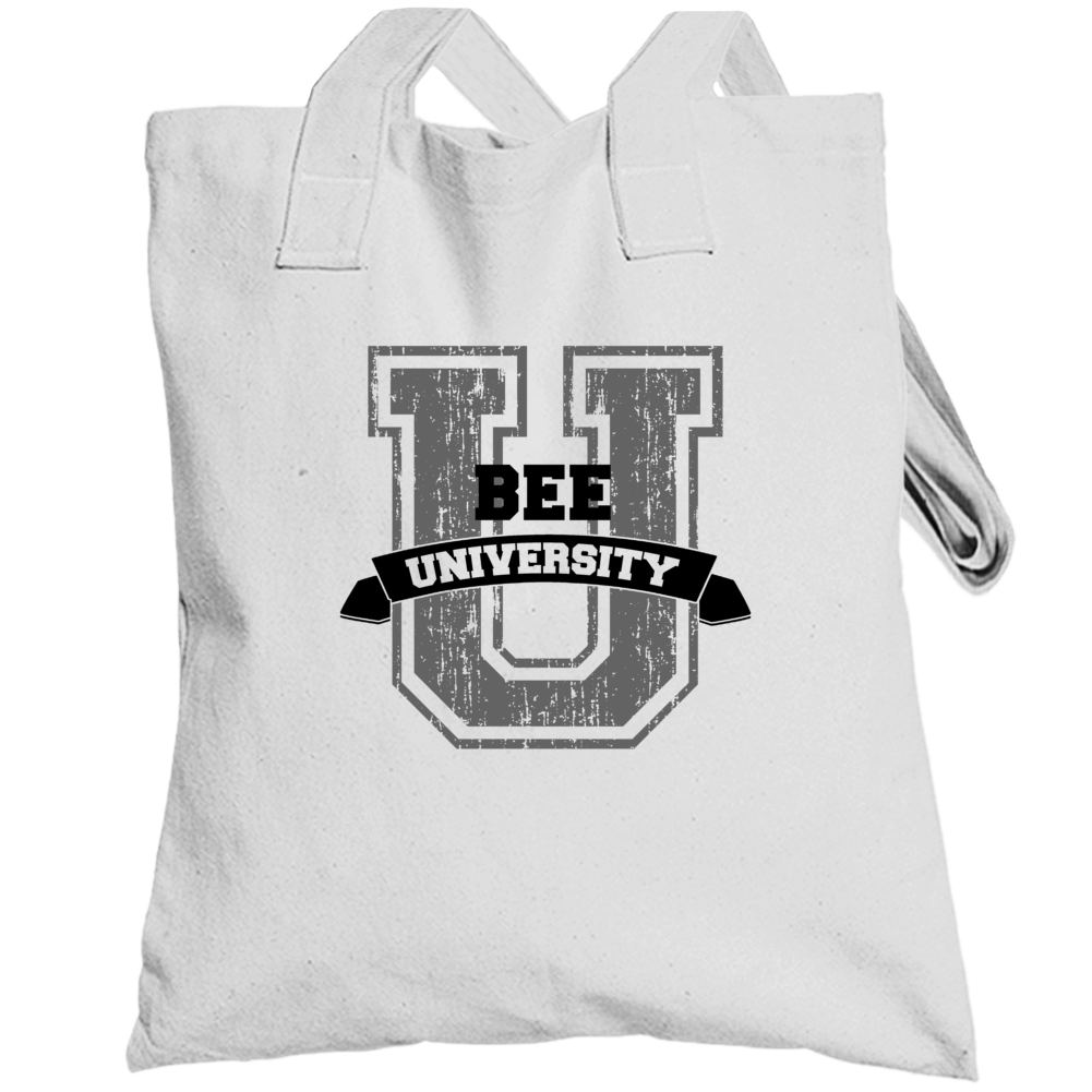 Bee University Funny Name Totebag Bee University Funny Name Totebag
