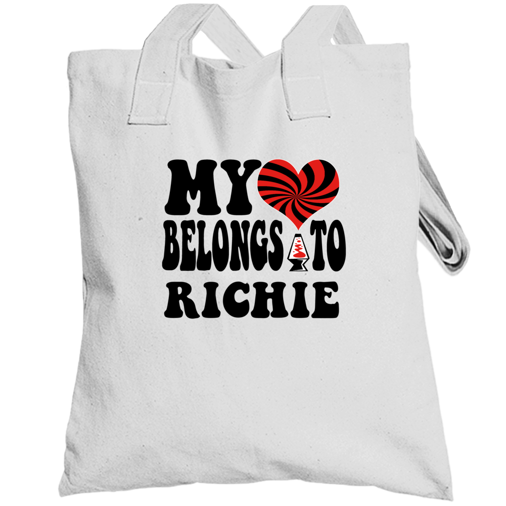 My Heart Belongs Love Richie Totebag My Heart Belongs Love Richie Totebag