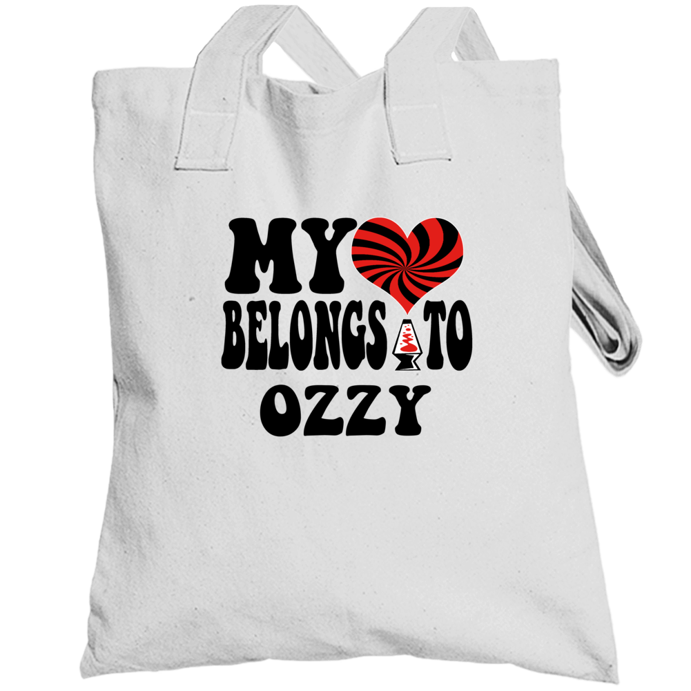 My Heart Belongs Love Ozzy Totebag My Heart Belongs Love Ozzy Totebag