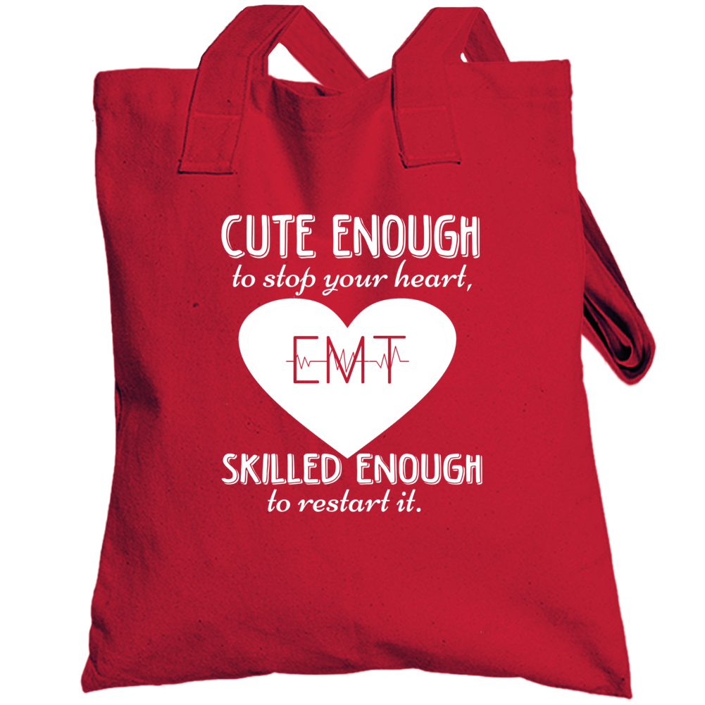 Emt Cute Skilled Cardiology Heart Nurse Totebag Emt Cute Skilled Cardiology Heart Nurse Totebag