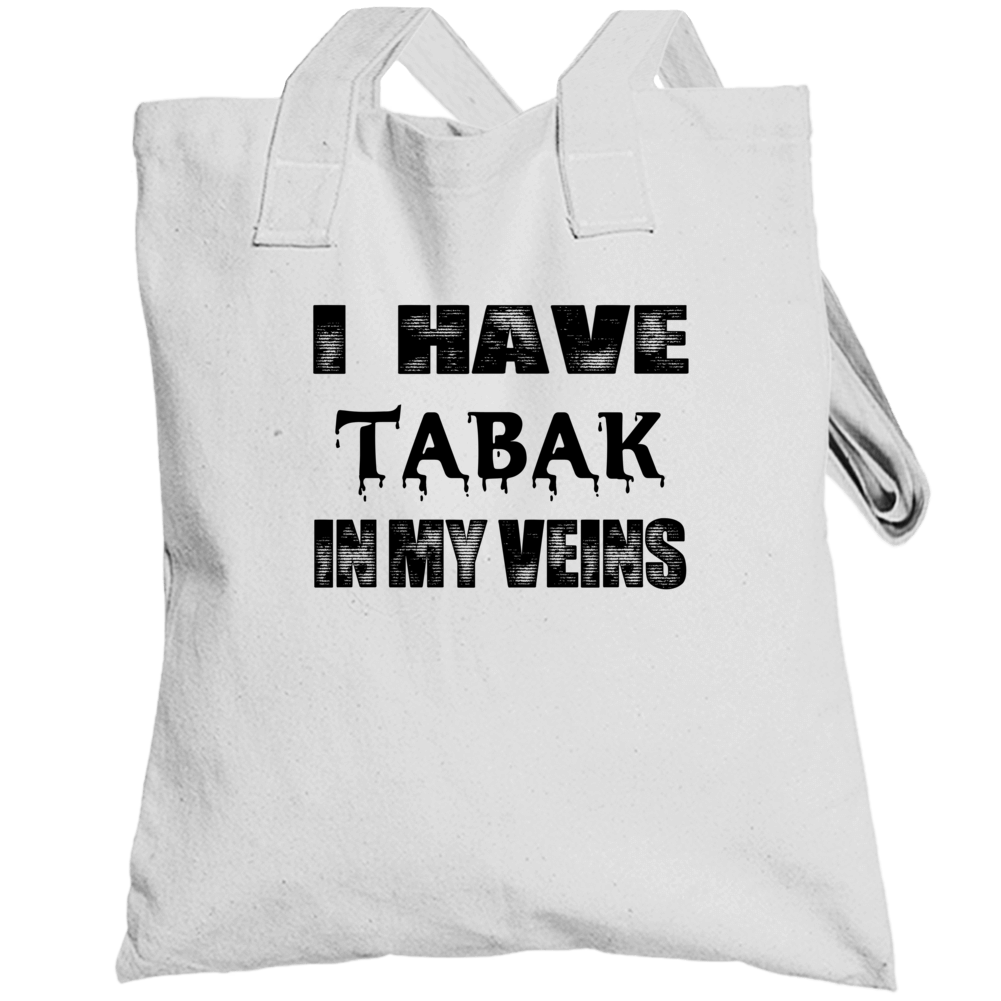 I Have Tabak In My Blood Last Name Totebag I Have Tabak In My Blood Last Name Totebag
