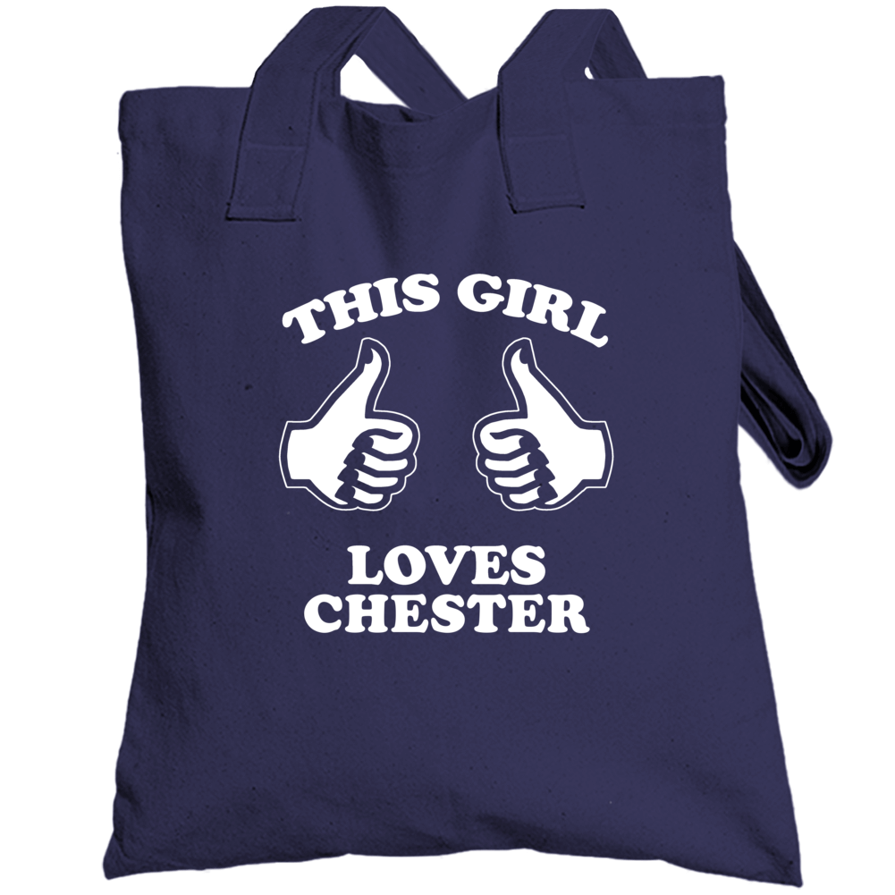 Chester This Girl Loves Illinois Totebag