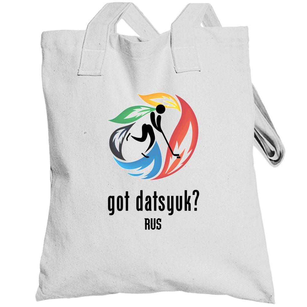 Pavel Datsyuk Rus Olympic Hockey Totebag Pavel Datsyuk Rus Olympic Hockey Totebag