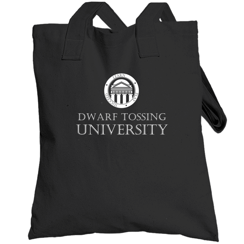 Dwarf Tossing University Athletic Academic Logo Totebag Dwarf Tossing University Athletic Academic Logo Totebag
