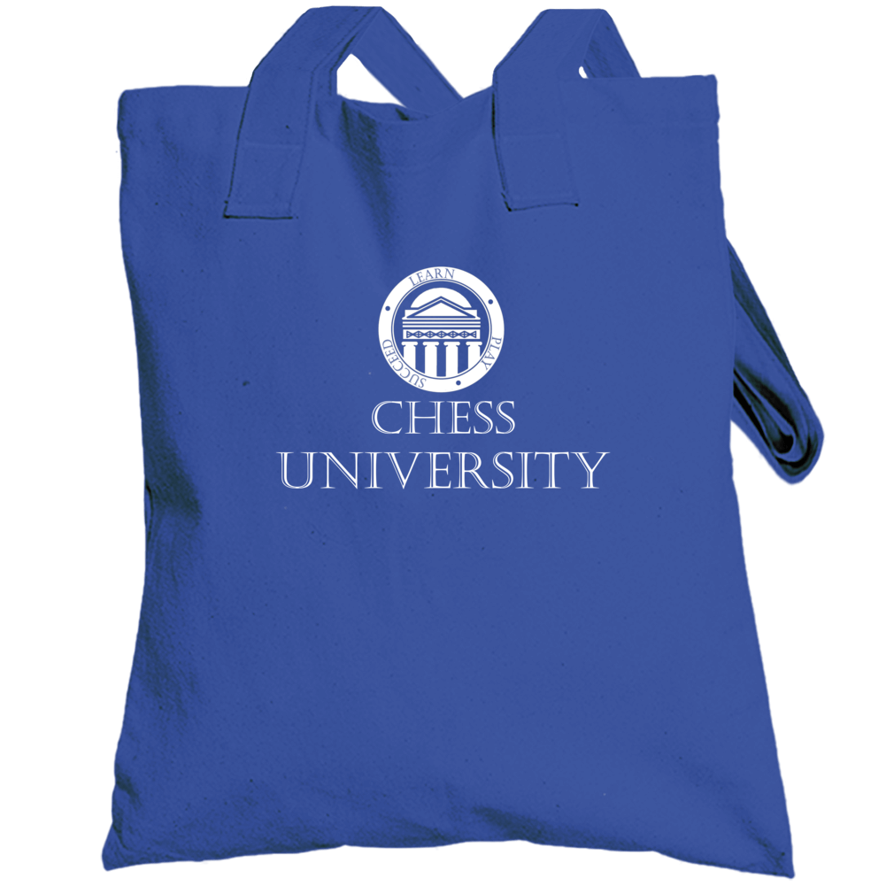Chess University Athletic Academic Logo Totebag Chess University Athletic Academic Logo Totebag