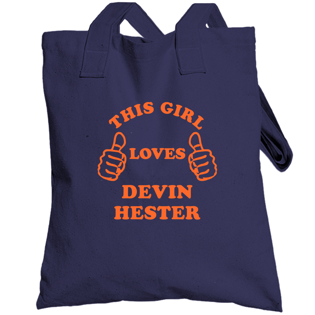 This Girl Loves Devin Hester  Chicago Football Totebag