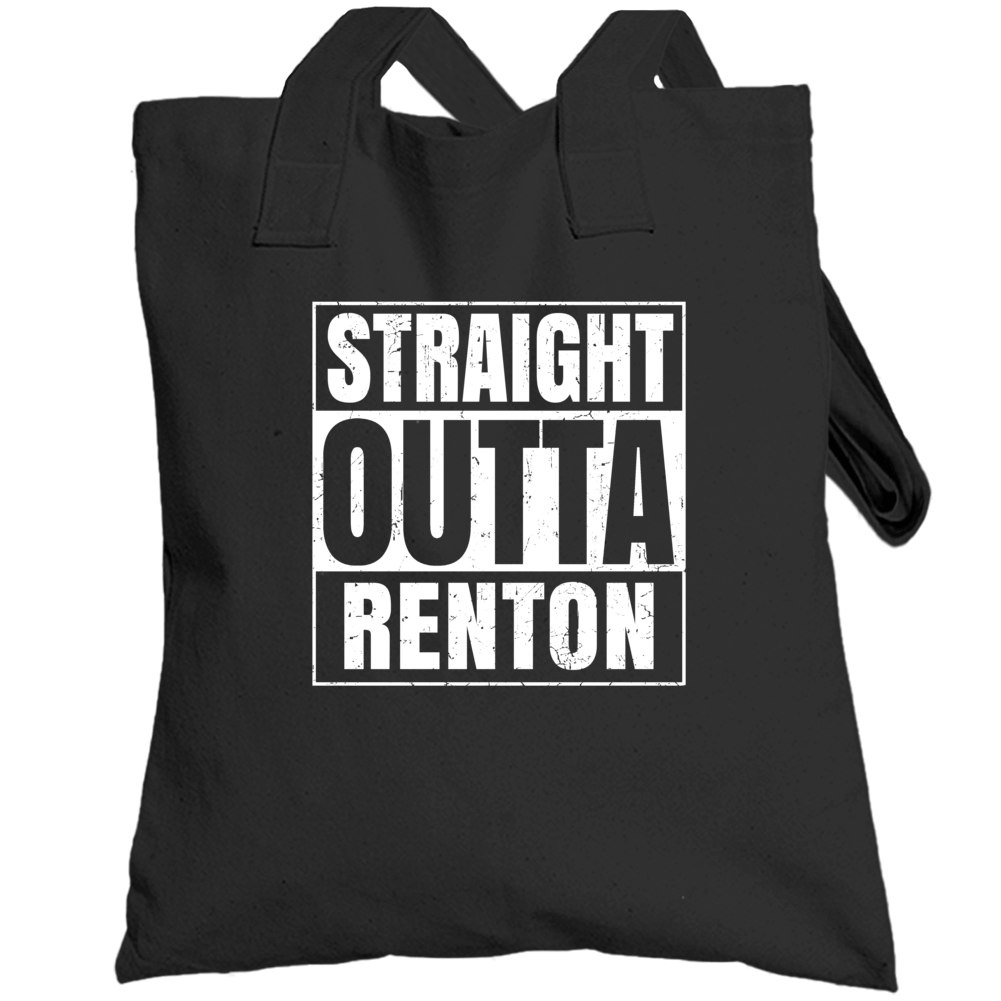 Straight Outta Renton High School Funny Compton Parody Totebag Straight Outta Renton High School Funny Compton Parody Totebag