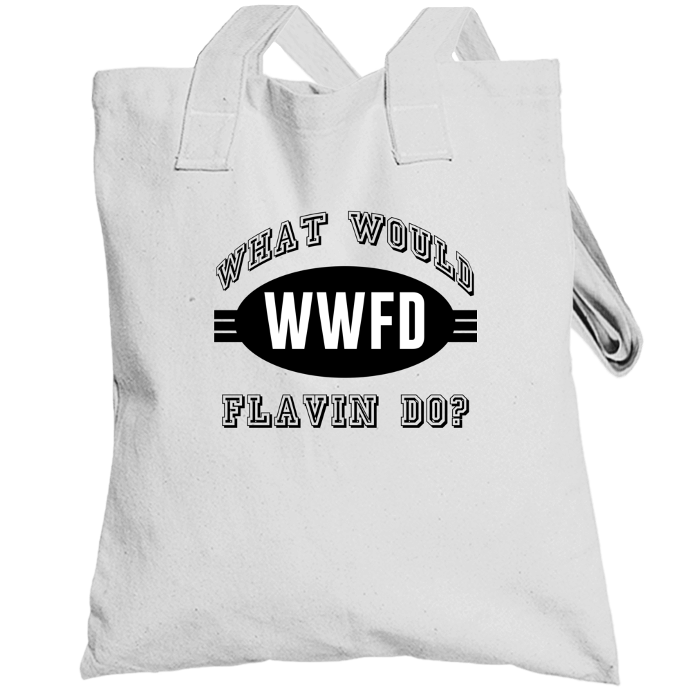 What Would Flavin Do Wwjd Parody Custom Name Totebag