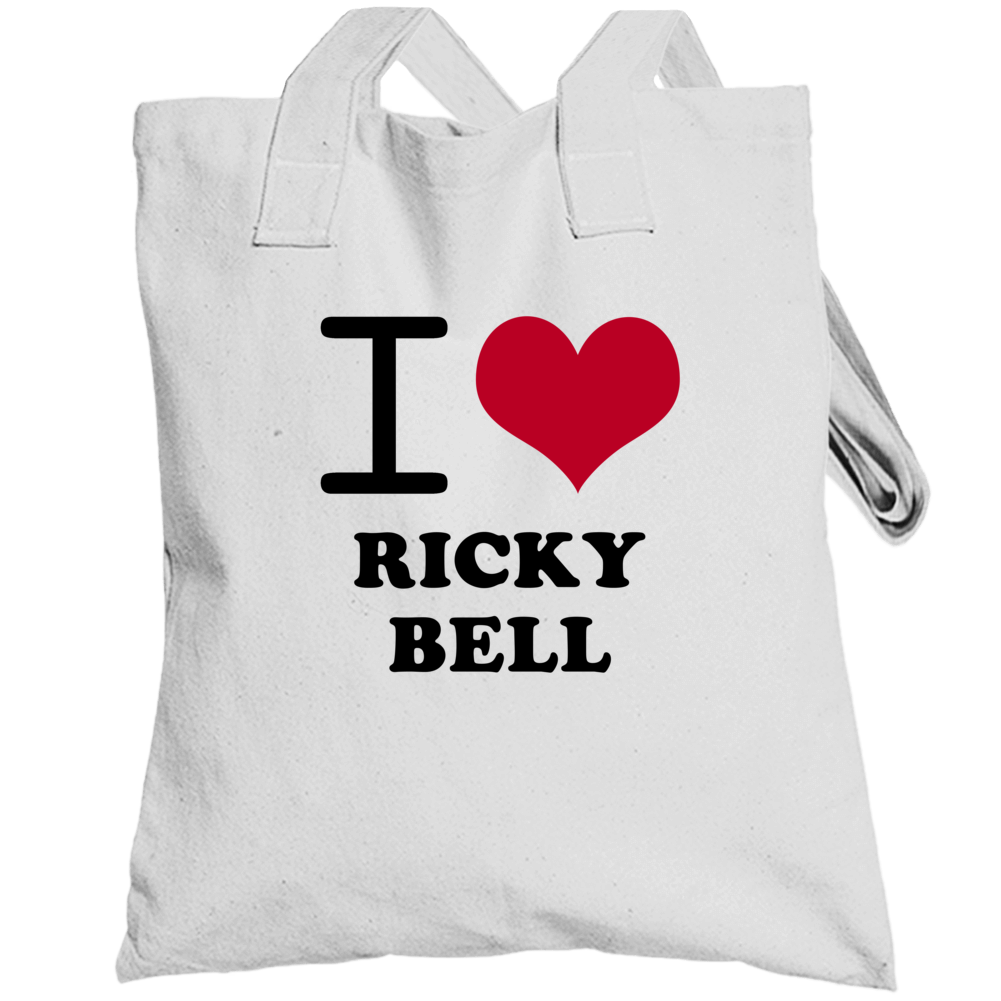 I Heart Ricky Bell Love Chicago Football Totebag I Heart Ricky Bell Love Chicago Football Totebag