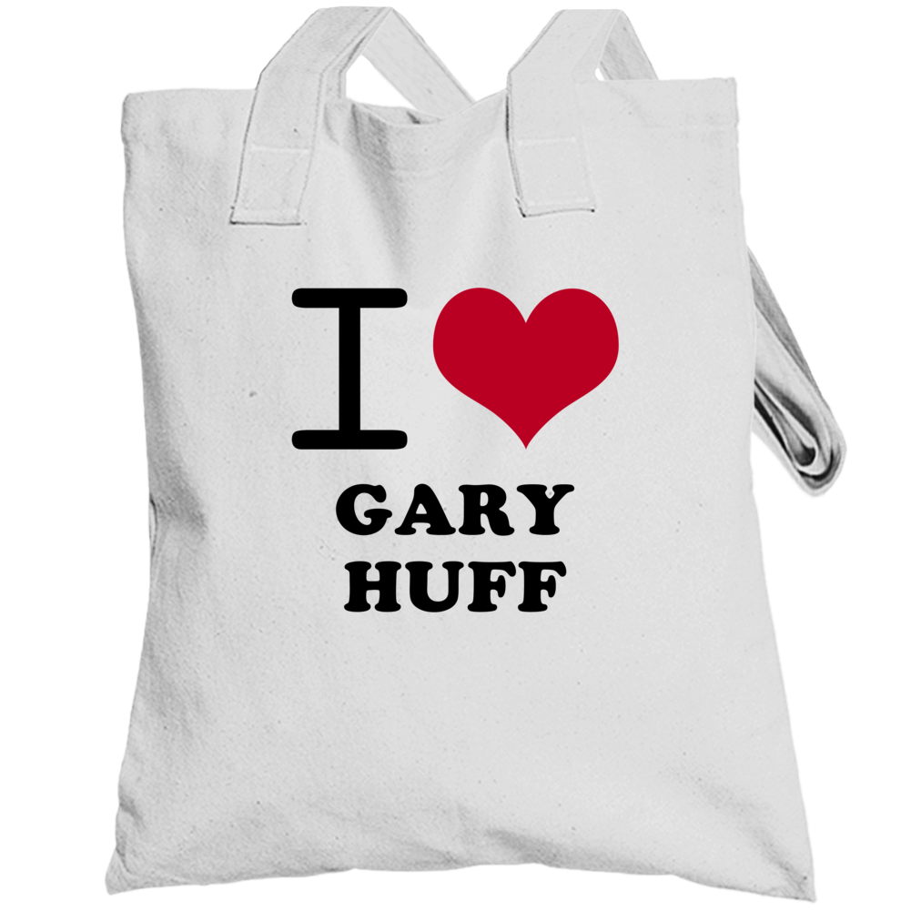 I Heart Gary Huff Love Chicago Football Totebag I Heart Gary Huff Love Chicago Football Totebag