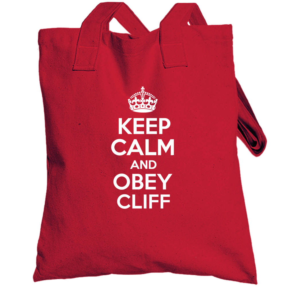 Keep Calm And Obey Cliff Totebag Keep Calm And Obey Cliff Totebag