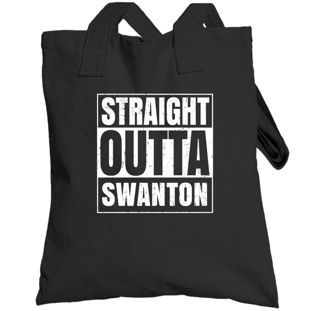 Straight Outta Swanton High School Funny Compton Parody Totebag Straight Outta Swanton High School Funny Compton Parody Totebag