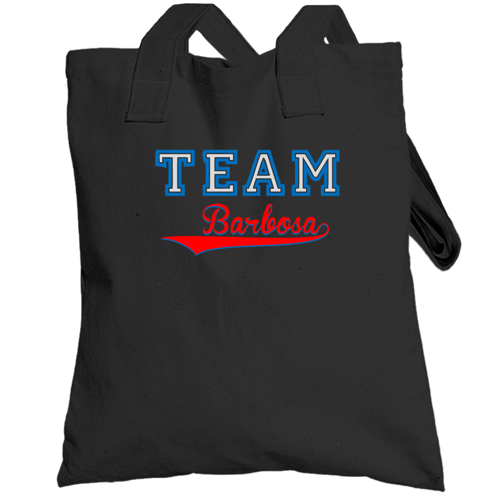 Team Barbosa Custom Graphic Sports Last Name Family Reunion Totebag Team Barbosa Custom Graphic Sports Last Name Family Reunion Totebag