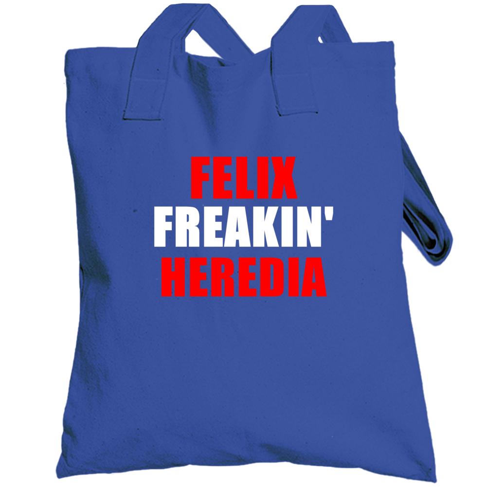 Felix Heredia Chicago Baseball Freakin Sports Totebag Felix Heredia Chicago Baseball Freakin Sports Totebag