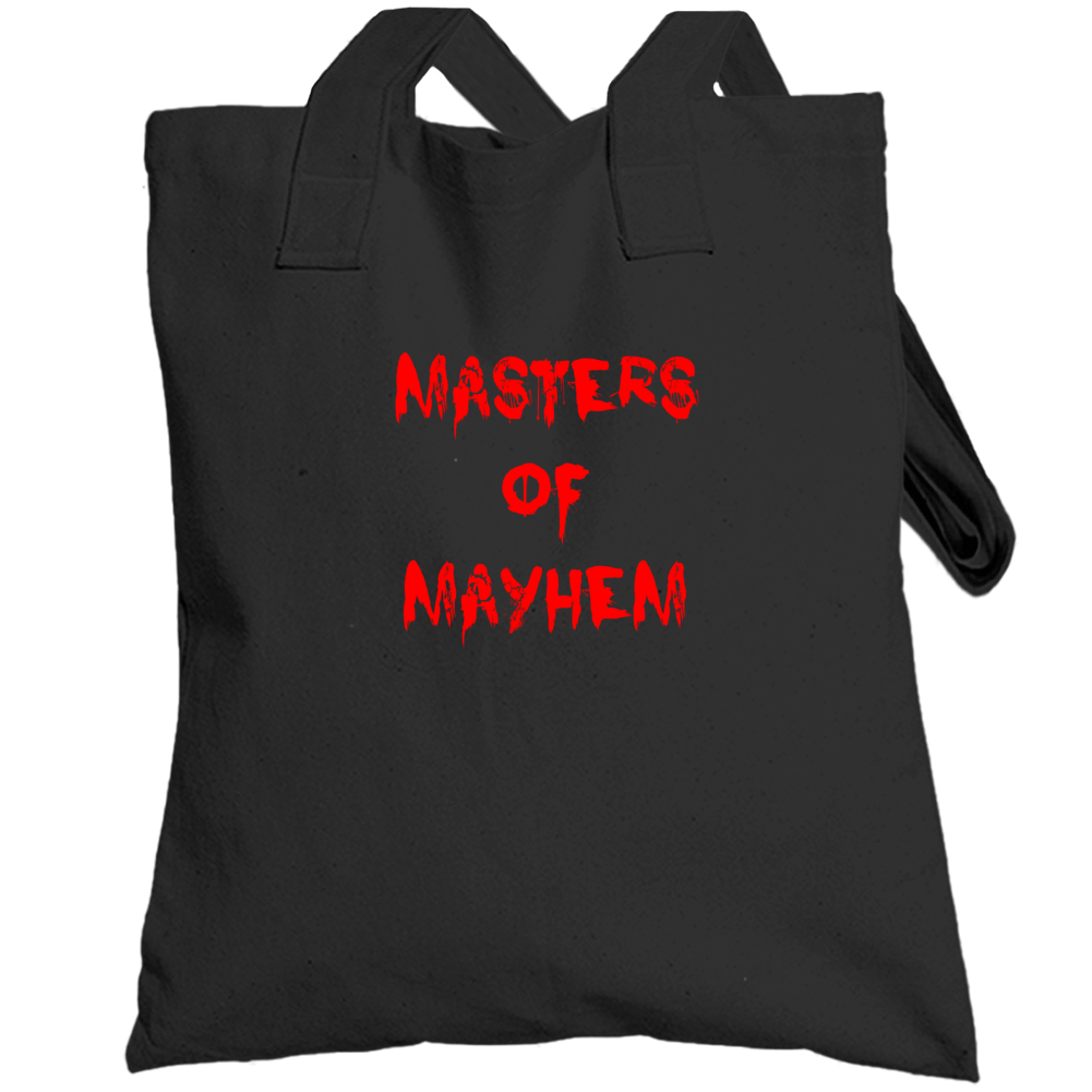 Masters Of Mayhem Horror Film Bloody Totebag