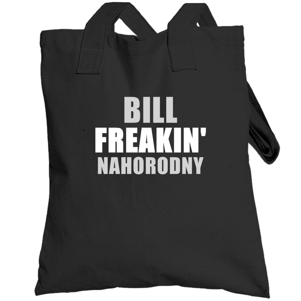 Freakin' Bill Nahorodny Chicago Baseball Sports Totebag