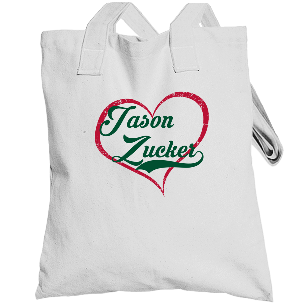 Love Jason Zucker Minnesota Hockey Player Fan Totebag
