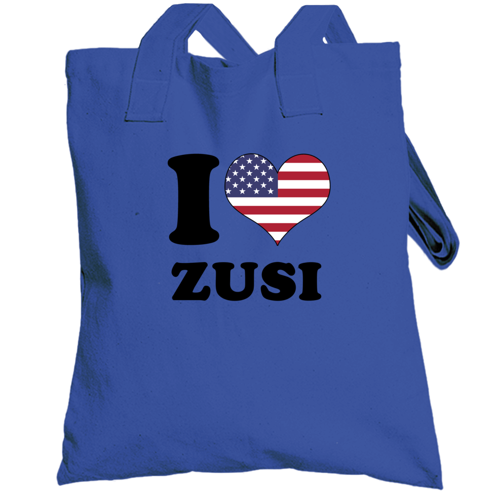 Graham Zusi Usa Mf I Love Heart Football Soccer World Cup Totebag