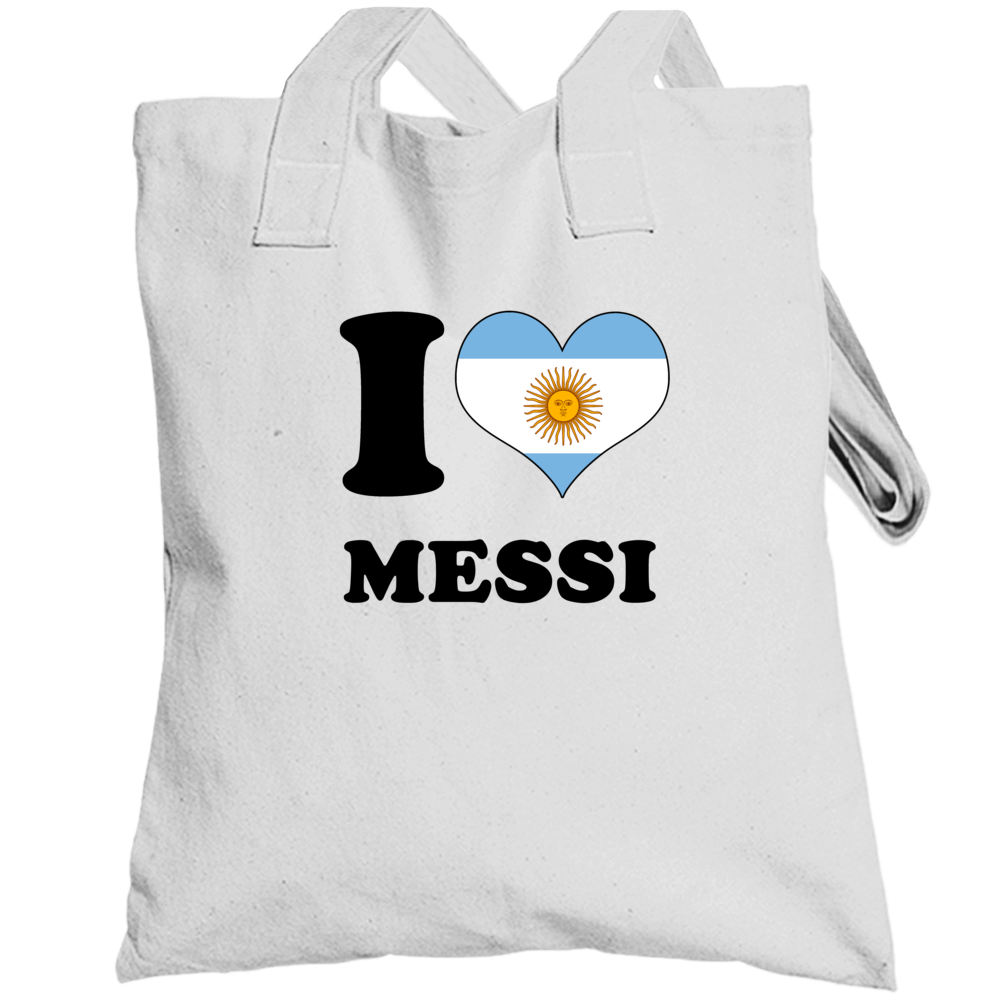 Lionel Messi Argentina Fw I Love Baby One Piece Bodysuit Football Socc