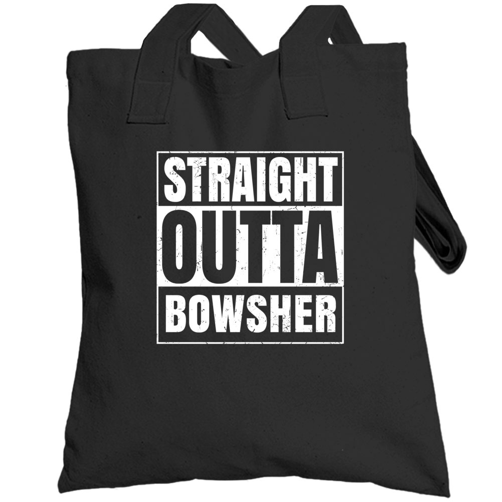 Straight Outta Bowsher High School Funny Compton Parody Totebag