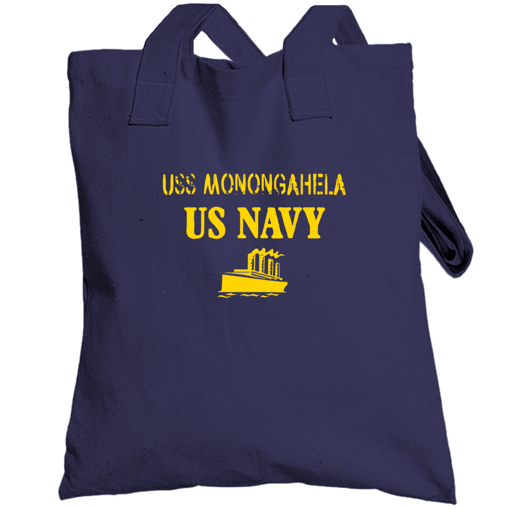Uss Monongahela Us Navy Ship Crew Totebag Uss Monongahela Us Navy Ship Crew Totebag