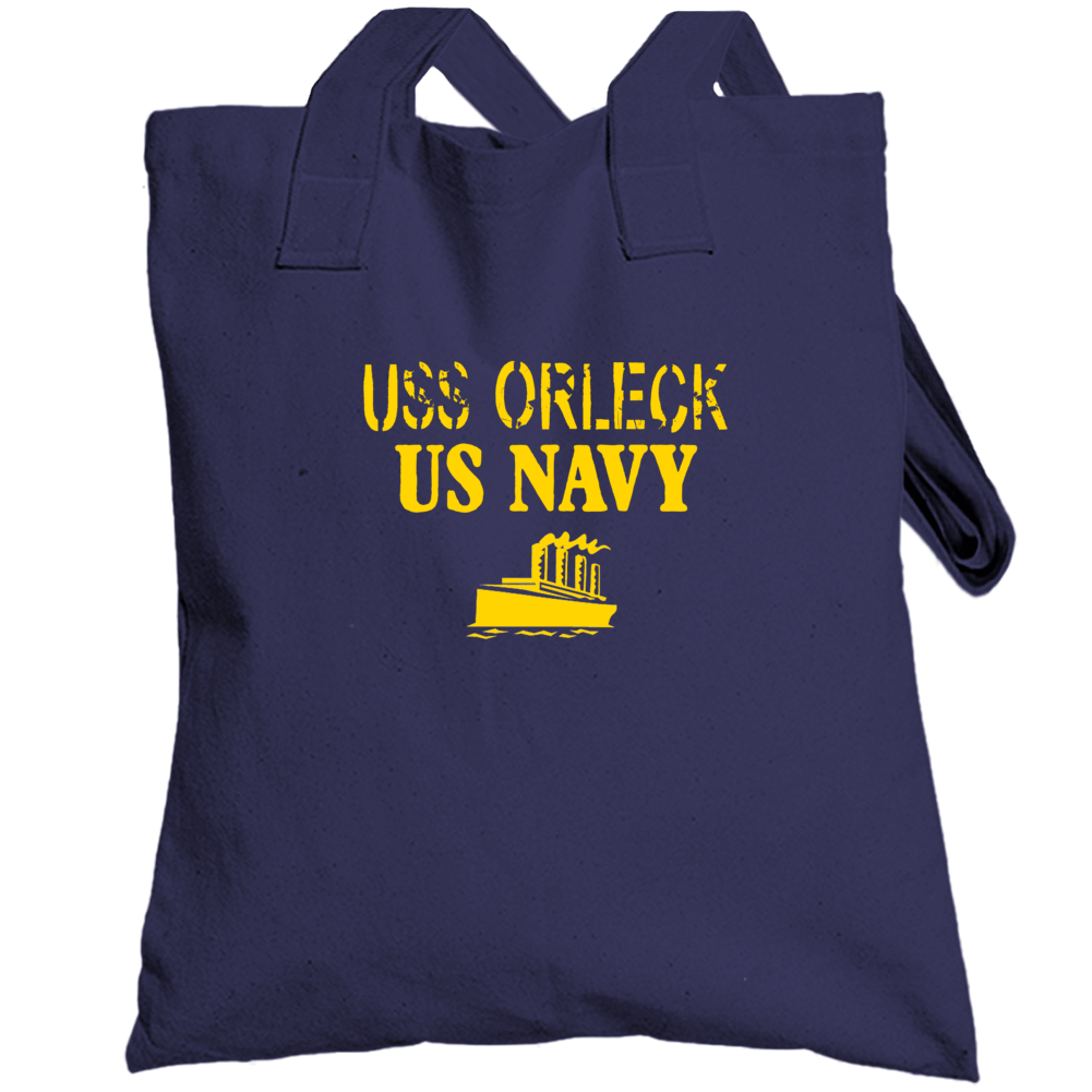 Uss Orleck Us Navy Ship Crew Totebag Uss Orleck Us Navy Ship Crew Totebag