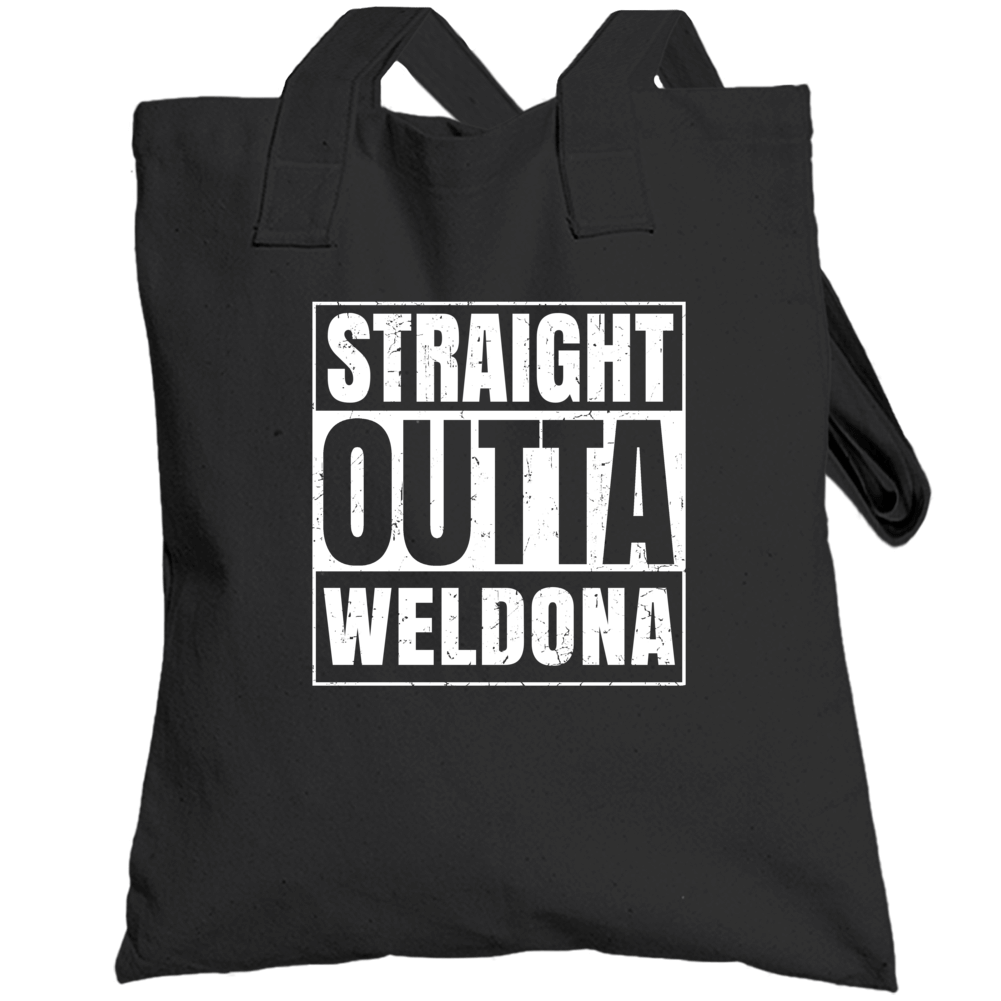 Straight Outta Weldona Colorado City Compton Parody Grunge Totebag Straight Outta Weldona Colorado City Compton Parody Grunge Totebag