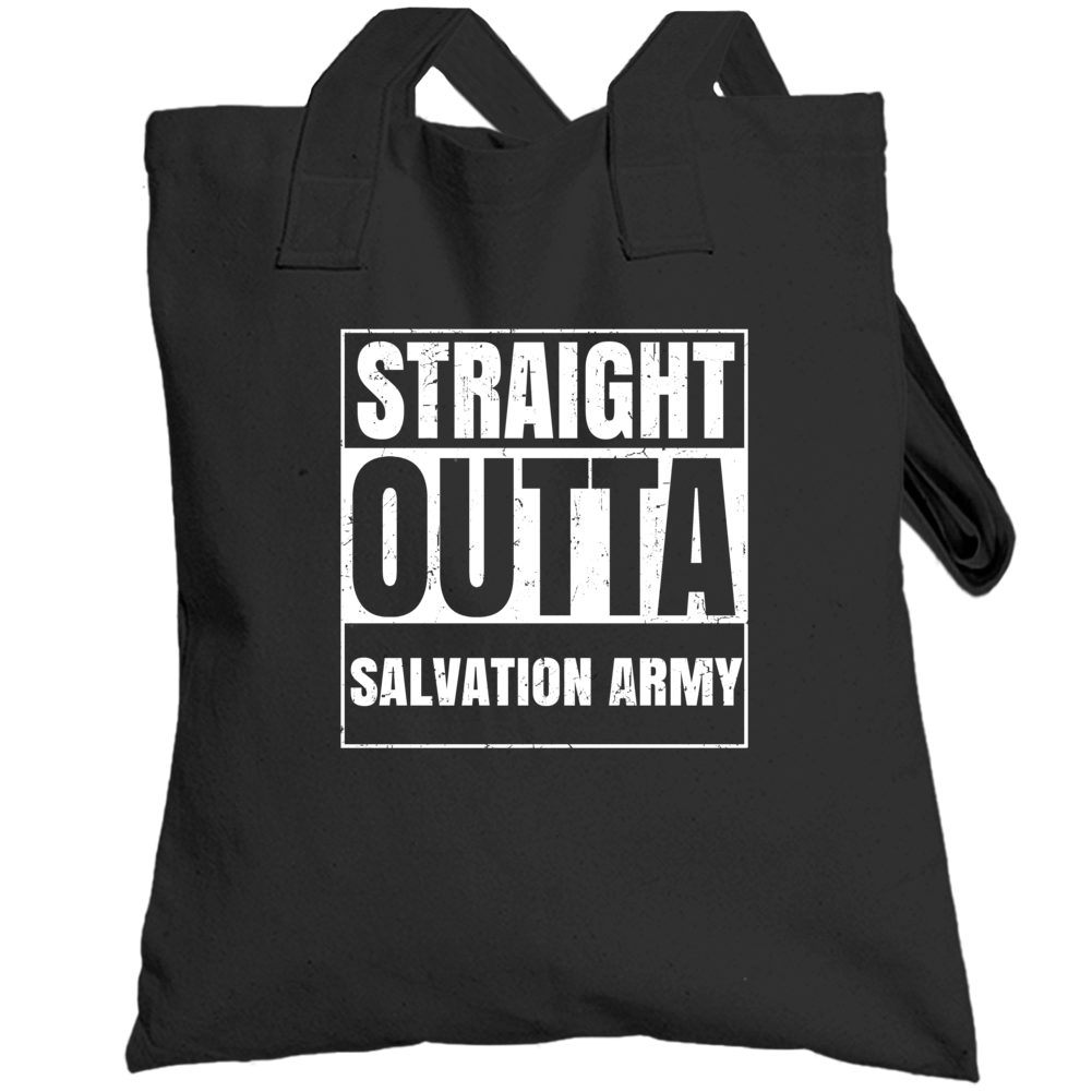 Salvation Army Straight Outta Religious Christian Church Totebag Salvation Army Straight Outta Religious Christian Church Totebag