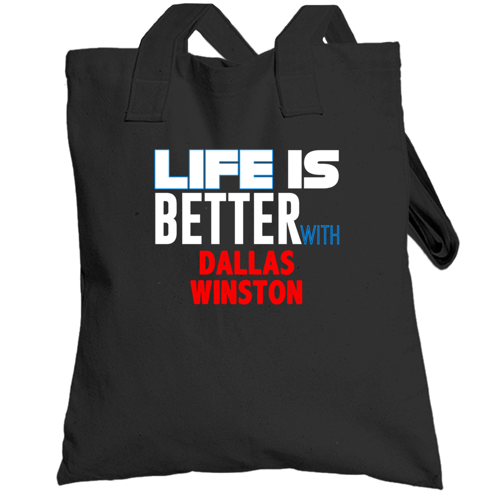 Life Is Better With Dallas Winston Favorite Novel Character Fan Toteba Life Is Better With Dallas Winston Favorite Novel Character Fan Toteba