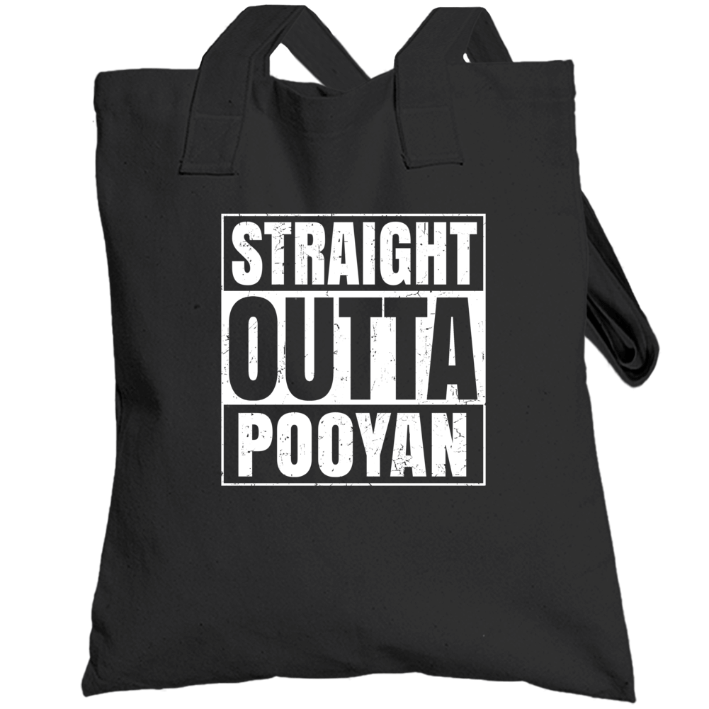 Straight Outta Pooyan Favorite Video Game Cool Parody Distressed Tote Straight Outta Pooyan Favorite Video Game Cool Parody Distressed Tote