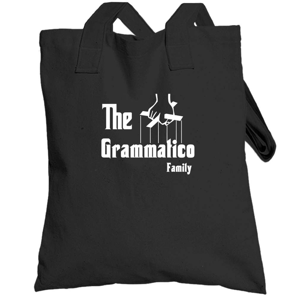Grammatico Mob Parody Greek Greece Last Name Totebag Grammatico Mob Parody Greek Greece Last Name Totebag