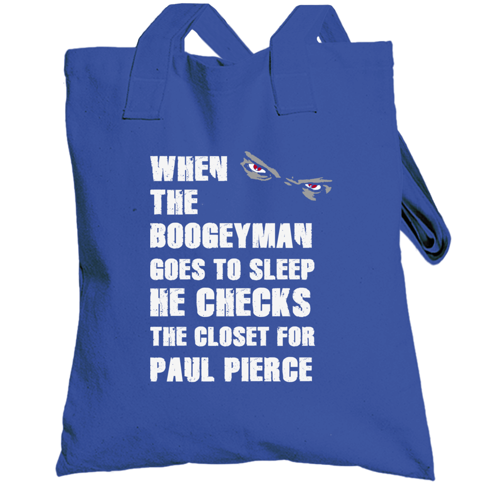 Paul Pierce Kansas Sports Boogeyman Funny Fear Totebag Paul Pierce Kansas Sports Boogeyman Funny Fear Totebag